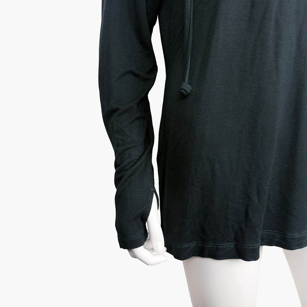 CABI Fireside Long-Sleeve Pullover Hoodie Sweatshirt (Black | Size S) - Picture 9 of 10